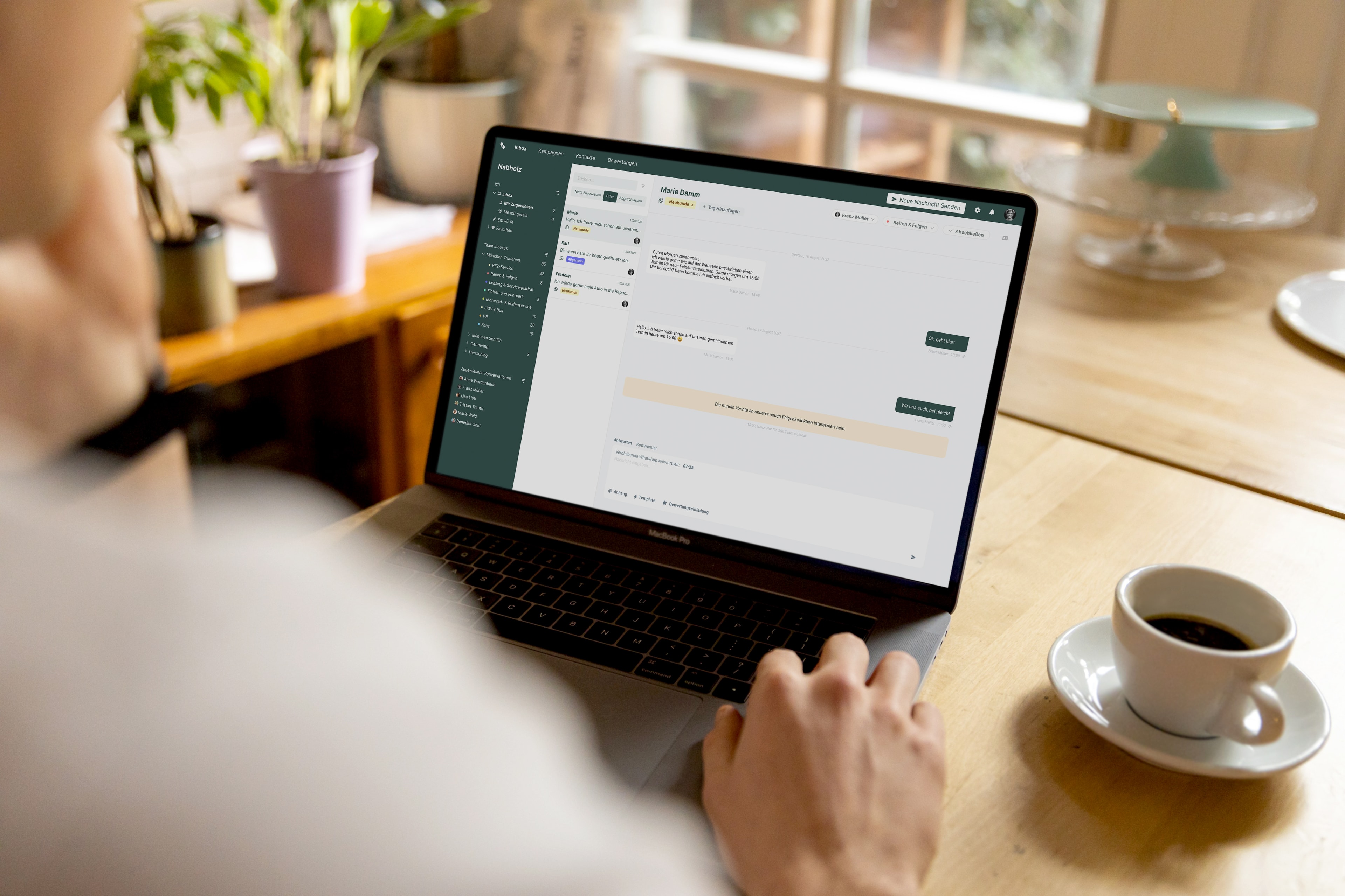 Mateo — Sebastian Frederik Jacobsen Mateo by Sebastian Frederik Jacobsen — A startup I founded with a team of four reimagining customer communication for medium sized companies leading to a fast growing AI-supported messaging-platform for business customers.